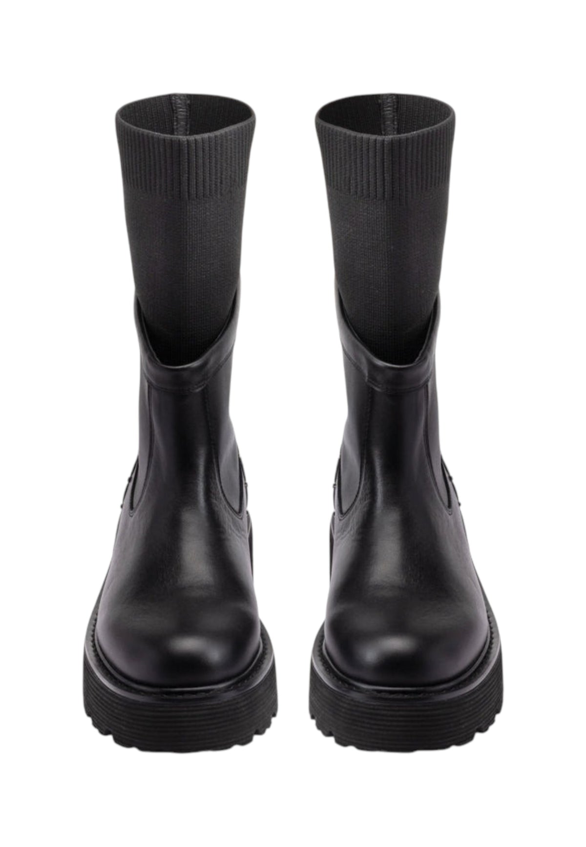 Stivali  Donna Cult  Slash 4827 Mid W Leather/Knit CLW482700