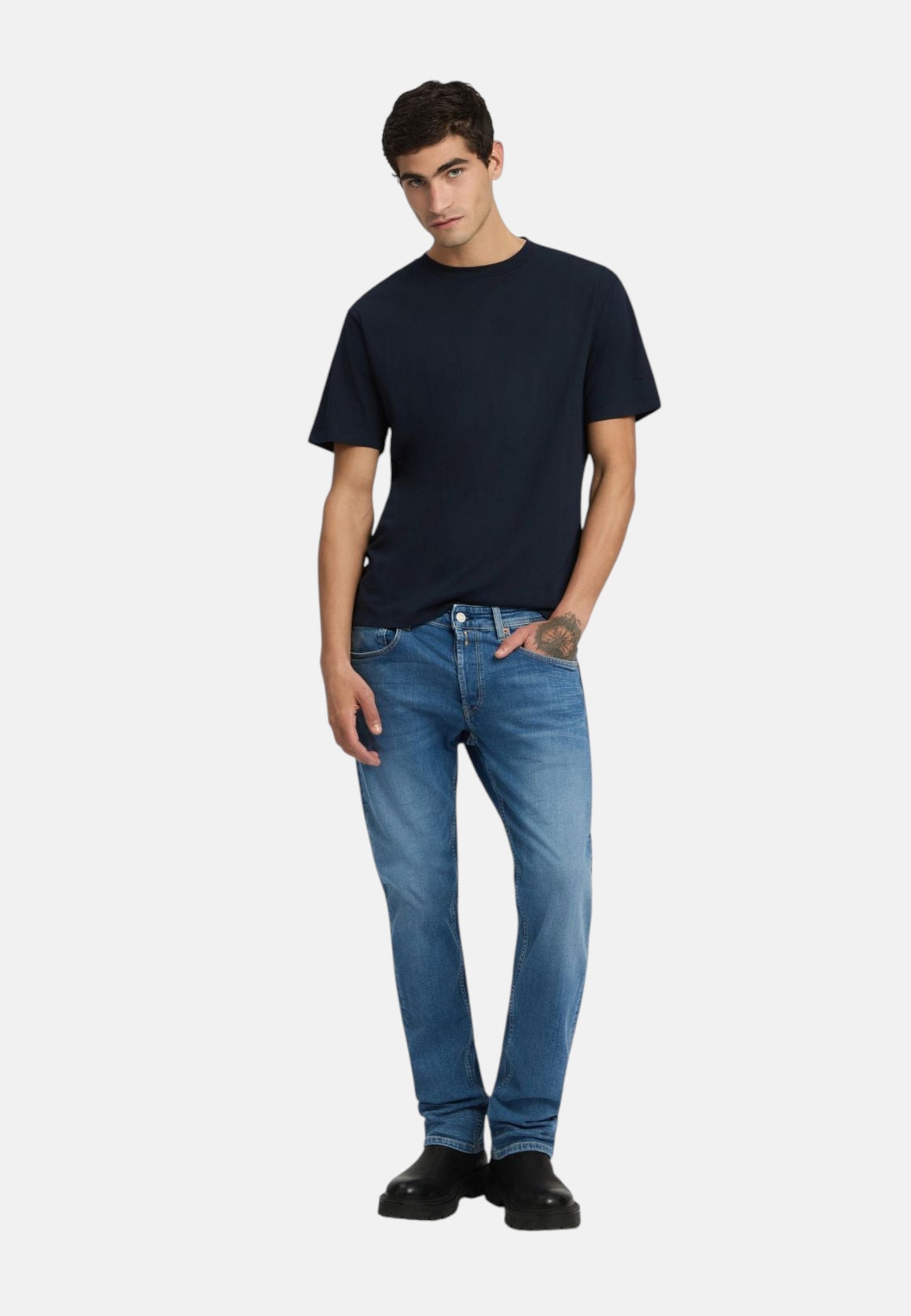T-Shirt Manica Corta Uomo Replay In Jersey  M3097 .000.2660