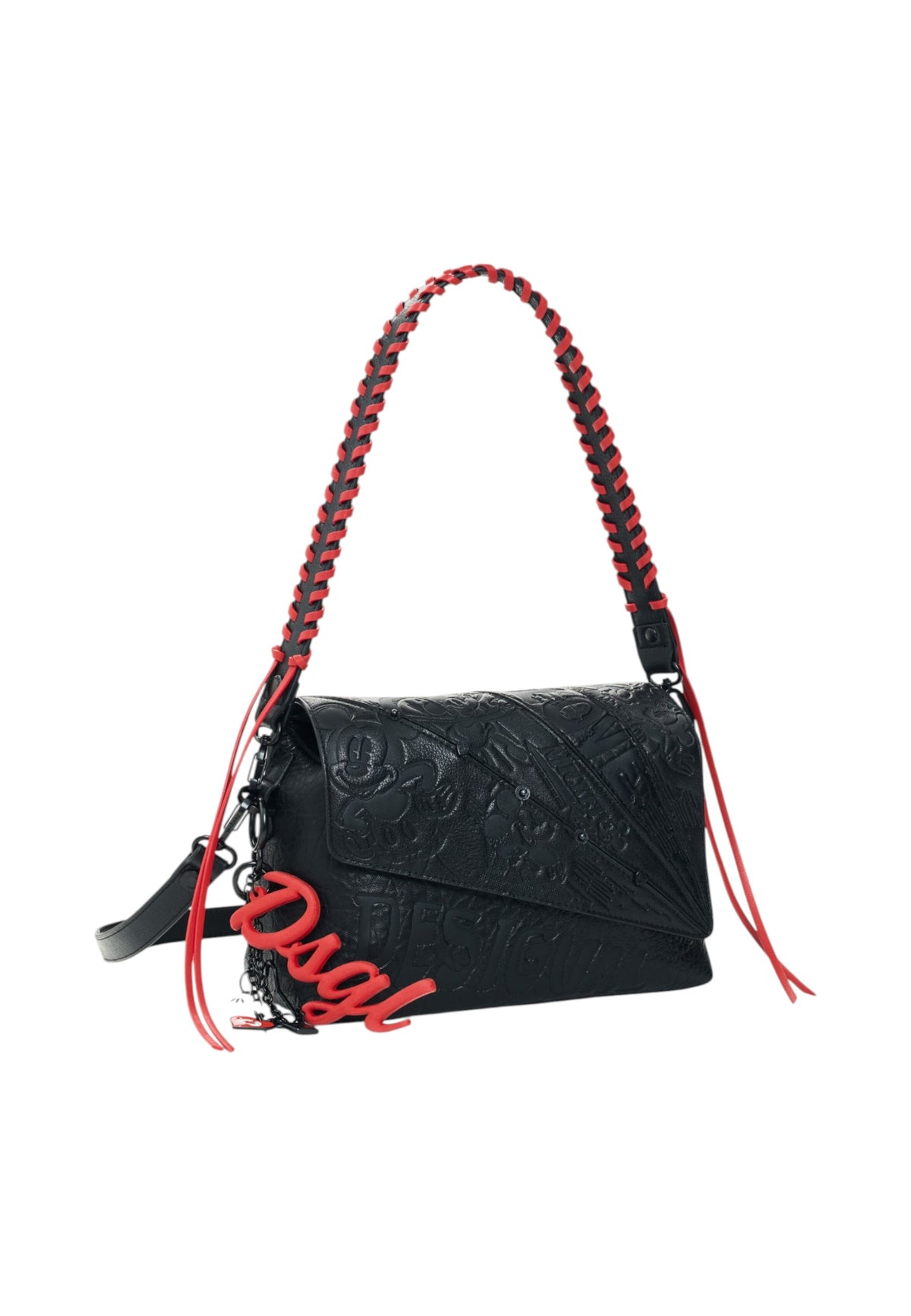 Borsa A Spalla Donna Desigual Effetto pelle, Con tracolla All Mickey Phuket Mini Soft 26WAXP76