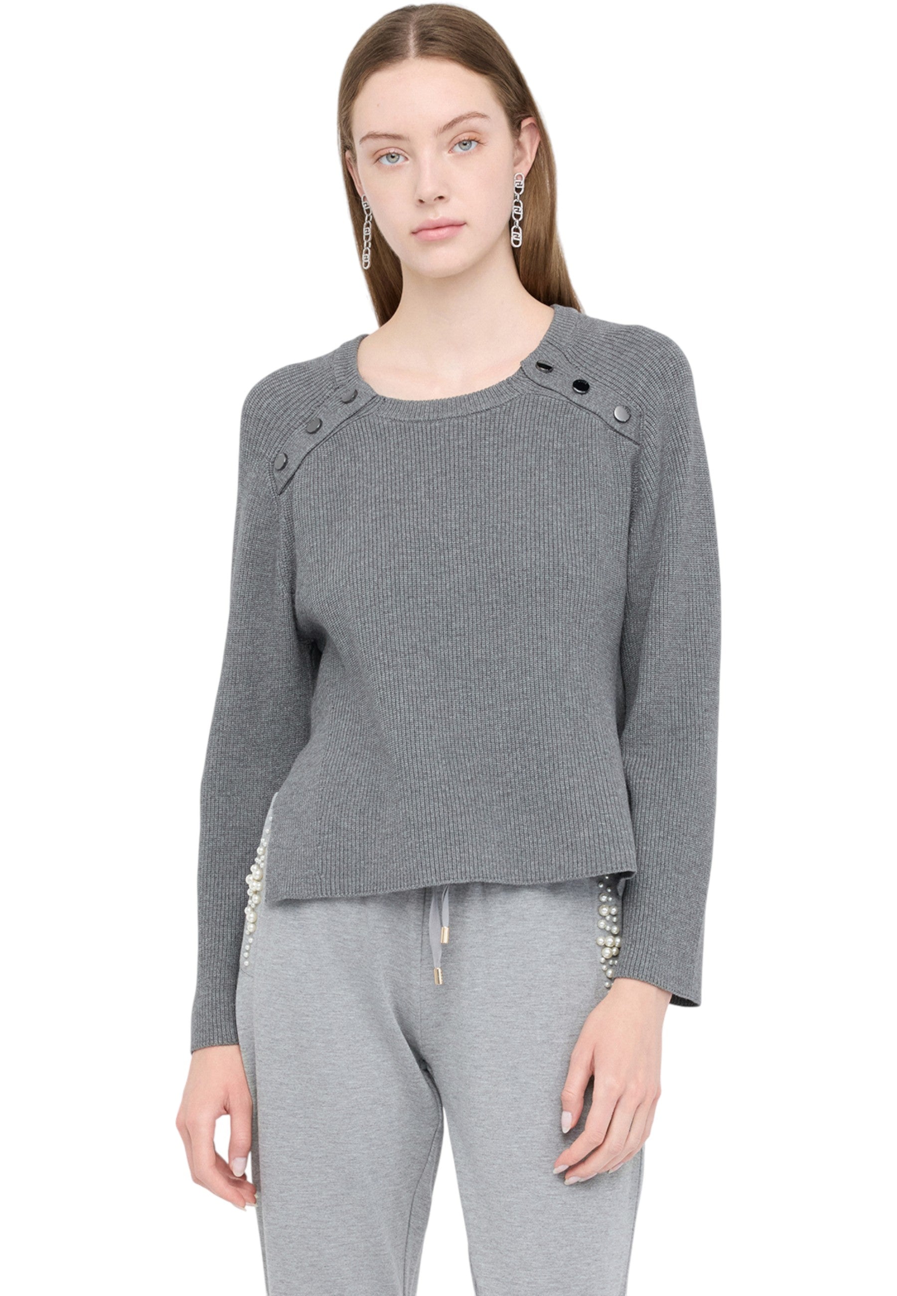 Maglione A Girocollo Donna Liu Jo   MF5396MS99E