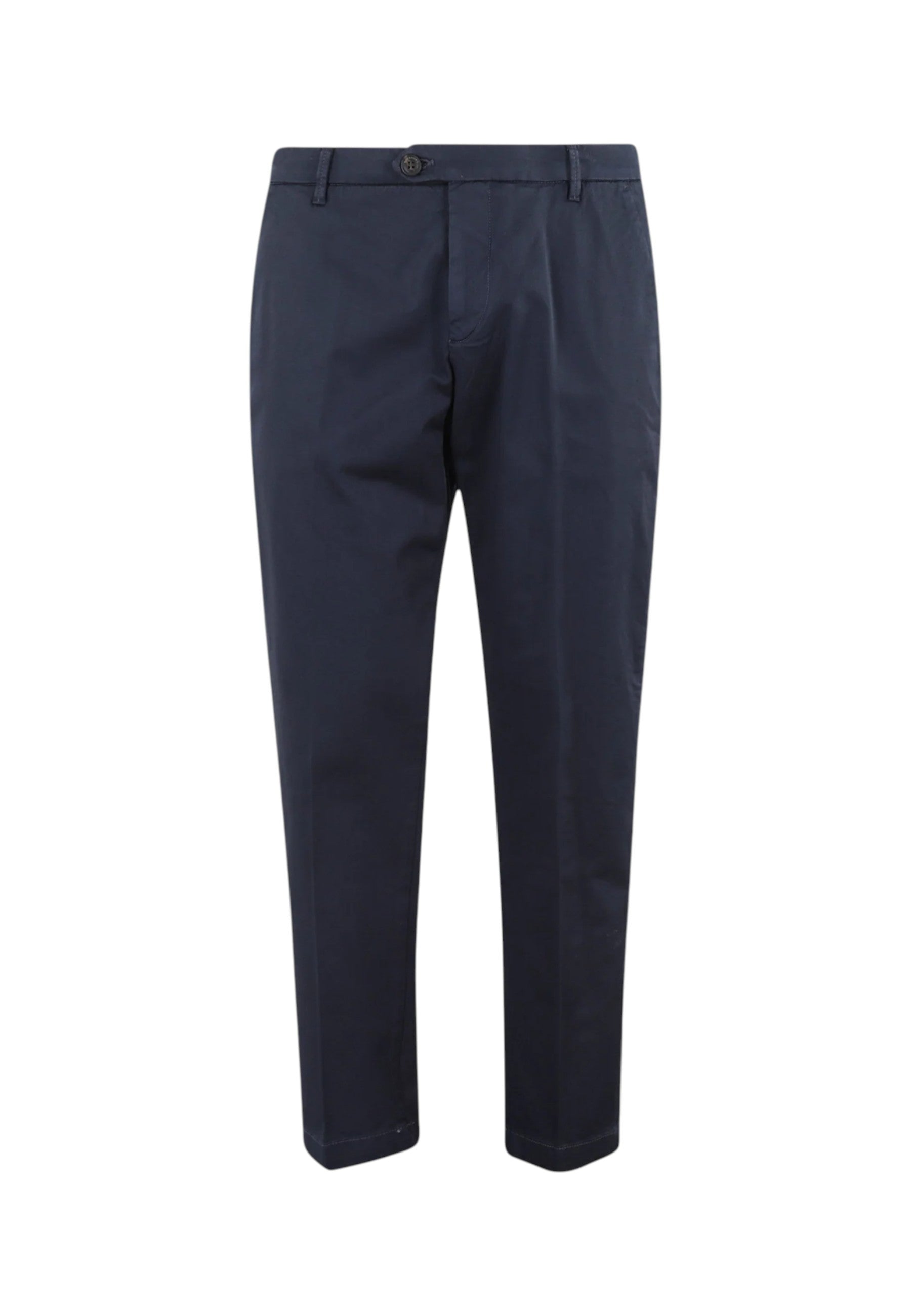 Pantaloni Carrot Fit Uomo Roy Roger's In Gabardina Elasticizzata Chino Conduit Read RRU90120C9250112