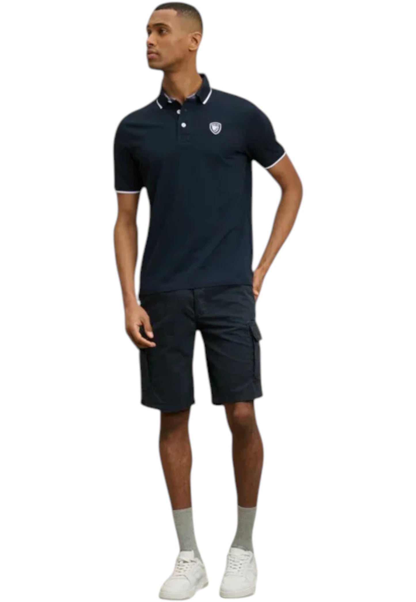 Polo Manica Corta Uomo Blauer