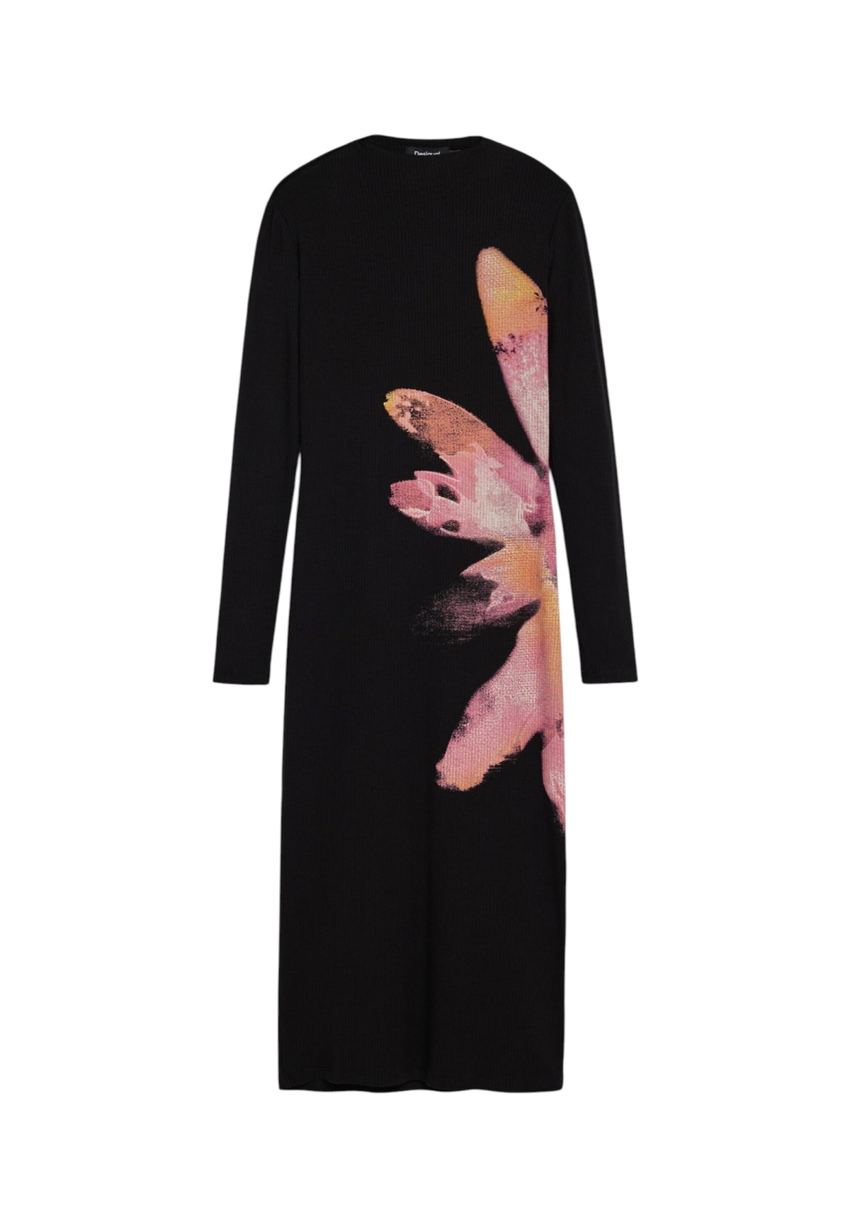 Vestito Midi Donna Desigual Motivo floreale, Fit regular, Manica lunga Sevilla 26WWVK25