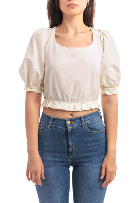 Blusa  Donna Manila Grace  Cut Out S3JC105PU