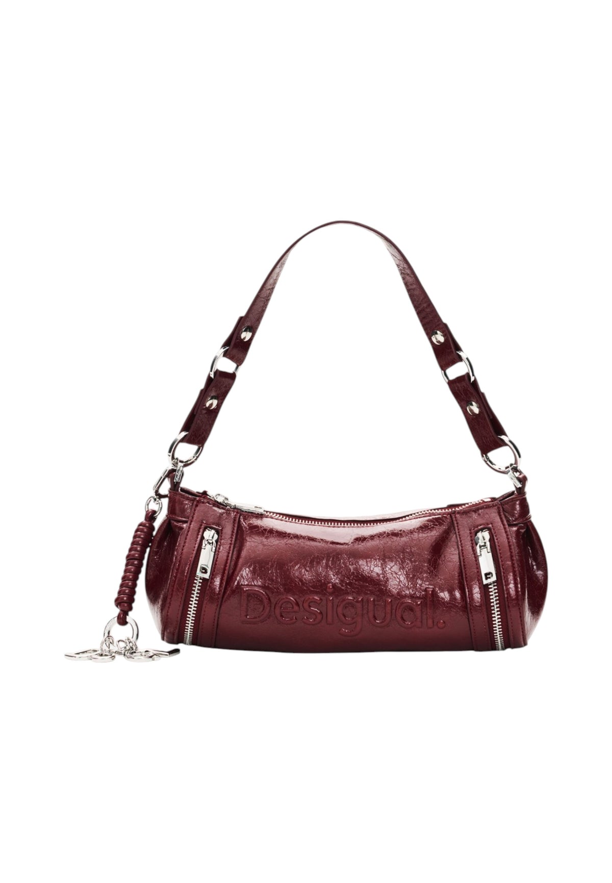 Borsa A Spalla Donna Desigual  Bag Half Logo Zarauz Nf Granate 26WAXPA2