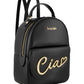 Zaino  Donna Braccialini Zaino compatto, Singolo con tracolle regolabili, Chiusura con zip, Due tasche interne, una con zip e una aperta, Accessorio Ciao in metallo, Dimensioni: 23 x 12 x 30 Cm Ciao B19343PP