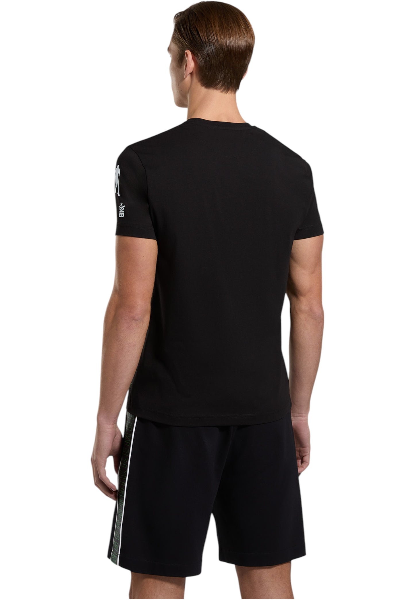 T-Shirt Manica Corta Uomo Bikkembergs Stampa Optical