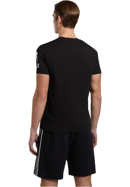 T-Shirt Manica Corta Uomo Bikkembergs Stampa Optical