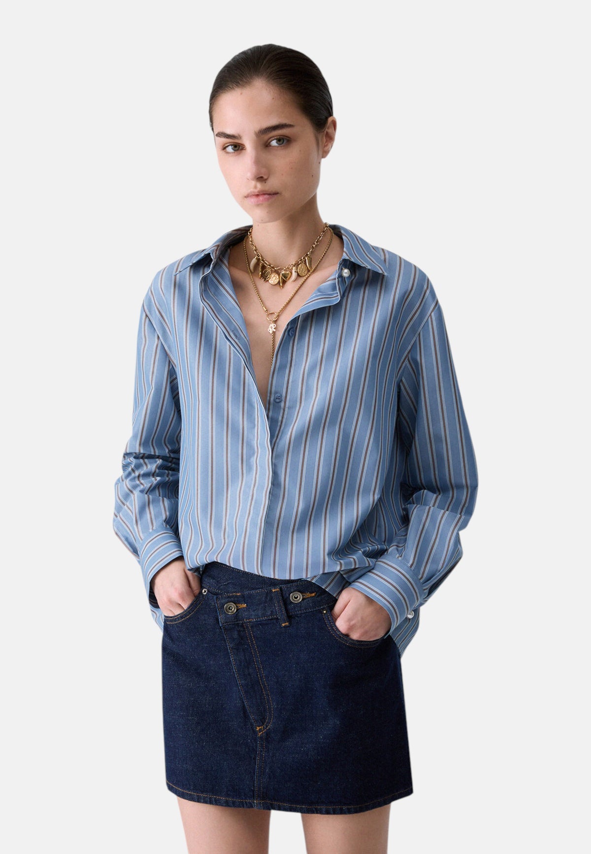 Camicia Manica lunga Donna Liu Jo Con Spicchio Pizzo  CF6196T816A