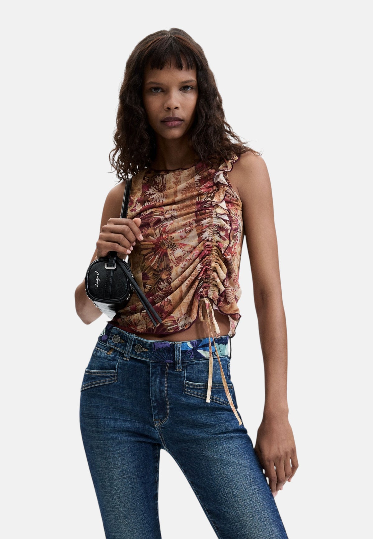 Jeans  Donna Desigual  Denim Hipbelt 26WWDD21