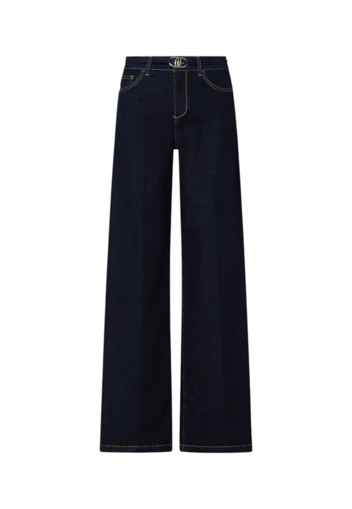 Jeans Wide Leg Donna Liu Jo Bottom Up A Vita Alta Good Flare UF6088D0264