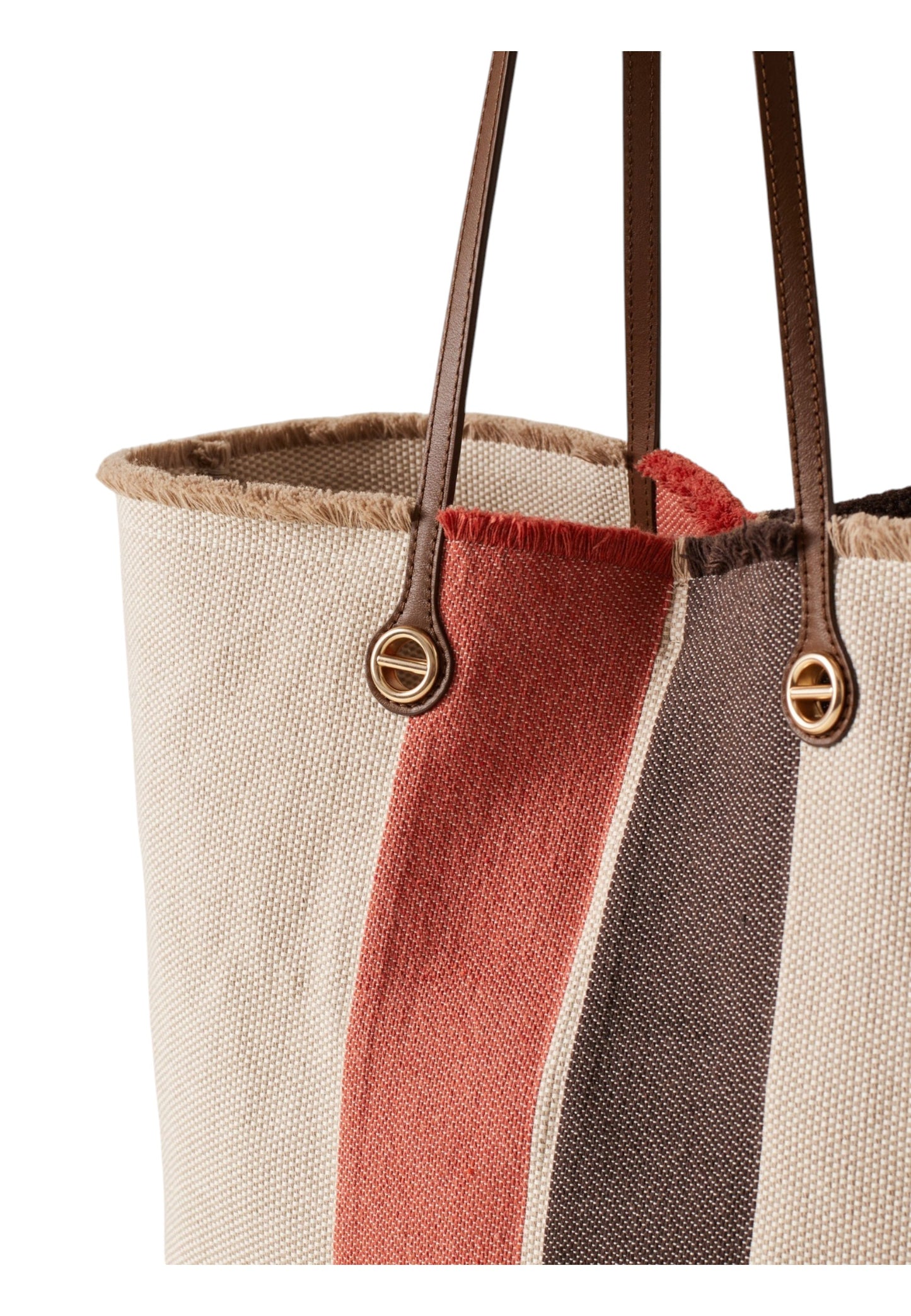 Borsa A Spalla Donna Borbonese Shopping Large in Tessuto Jacquard Flight 910104000378