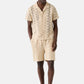 Camicia Manica Corta Uomo Guess  Lattice Knit M6GP46K3236