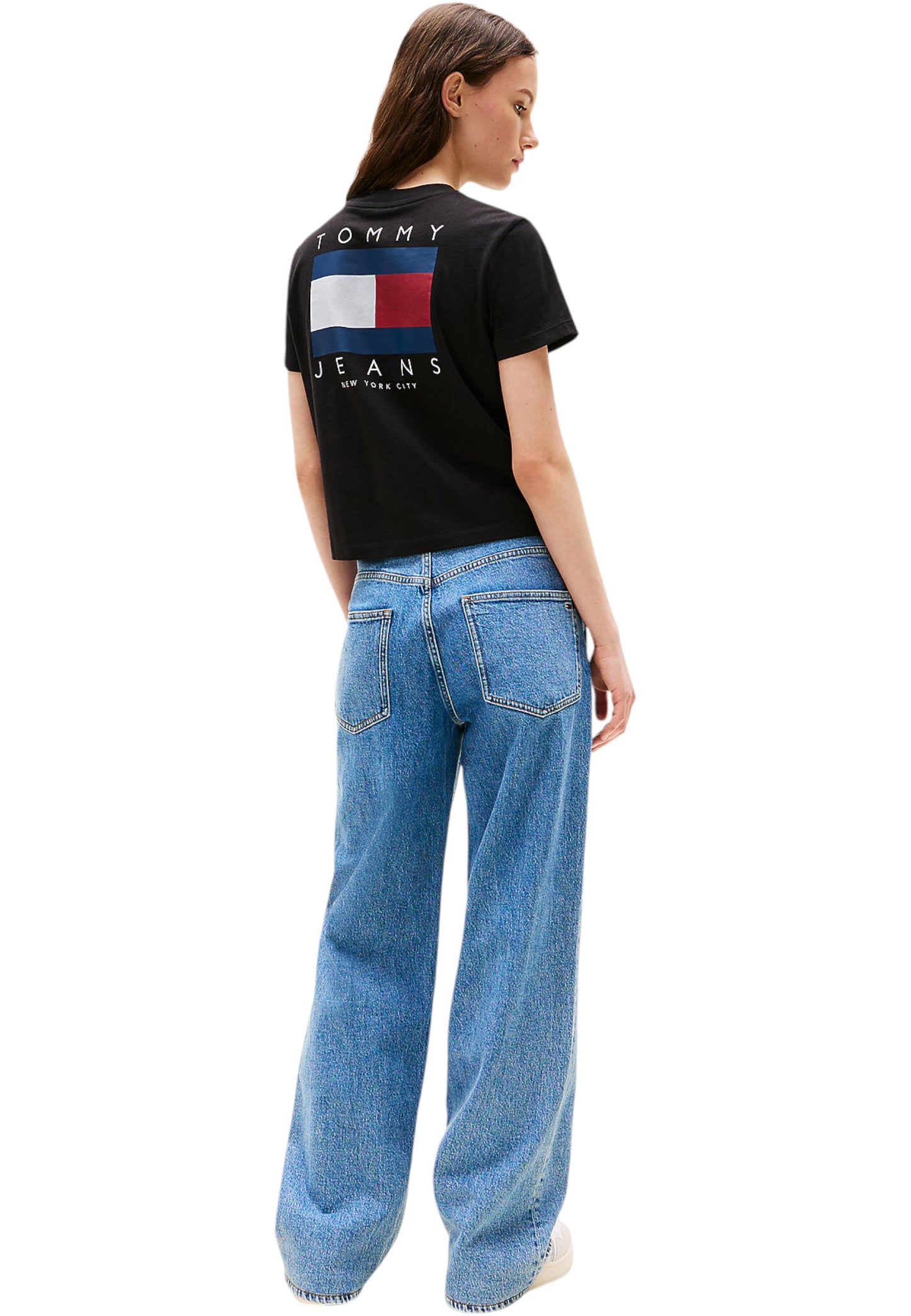 T-Shirt Manica Corta Donna Tommy Jeans  Tjw Regular Sh Tommy Us DW0DW21423