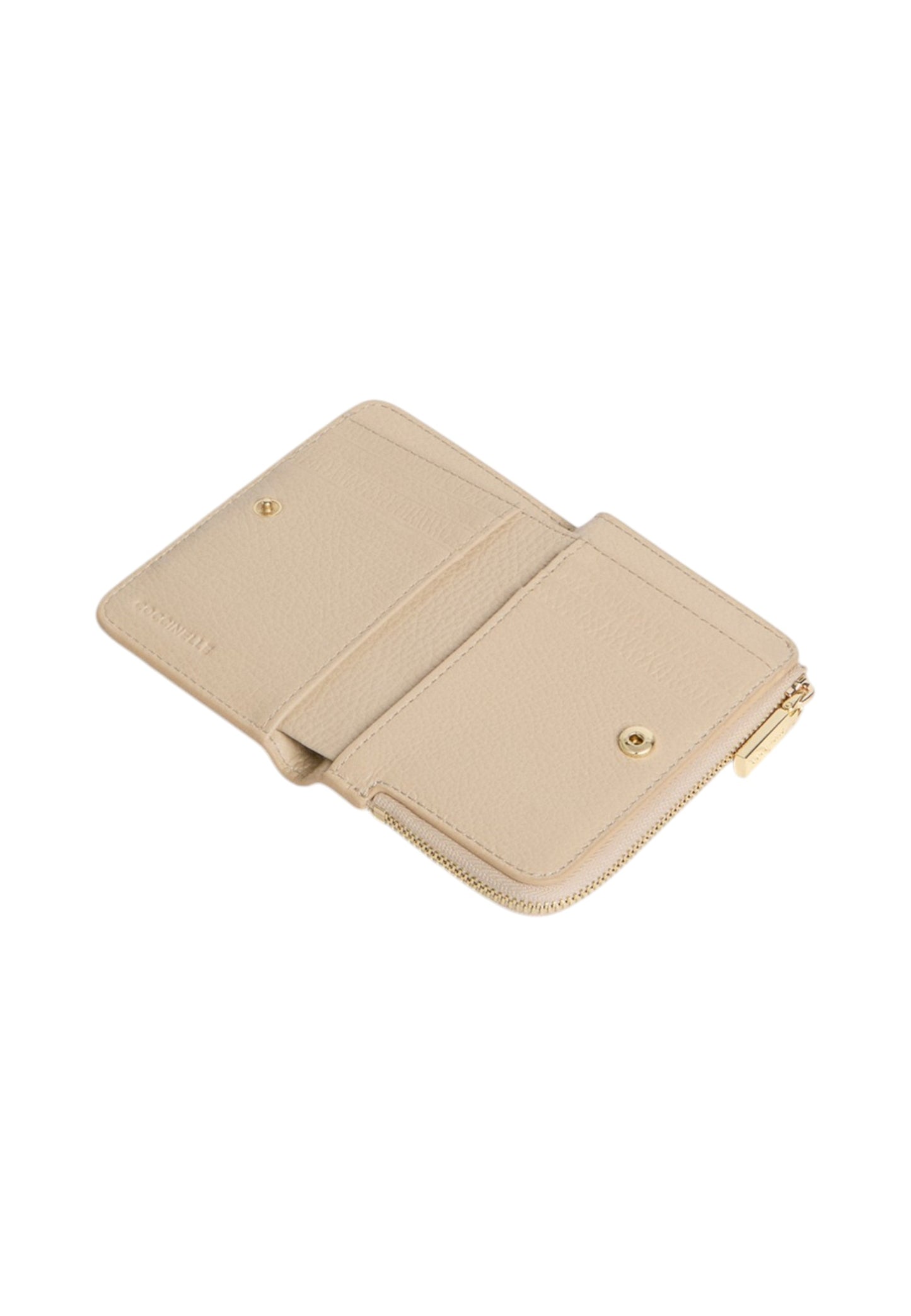 Portafoglio Con Zip Donna Coccinelle In Pelle Martellata Metallic Soft Small E2MW511D101