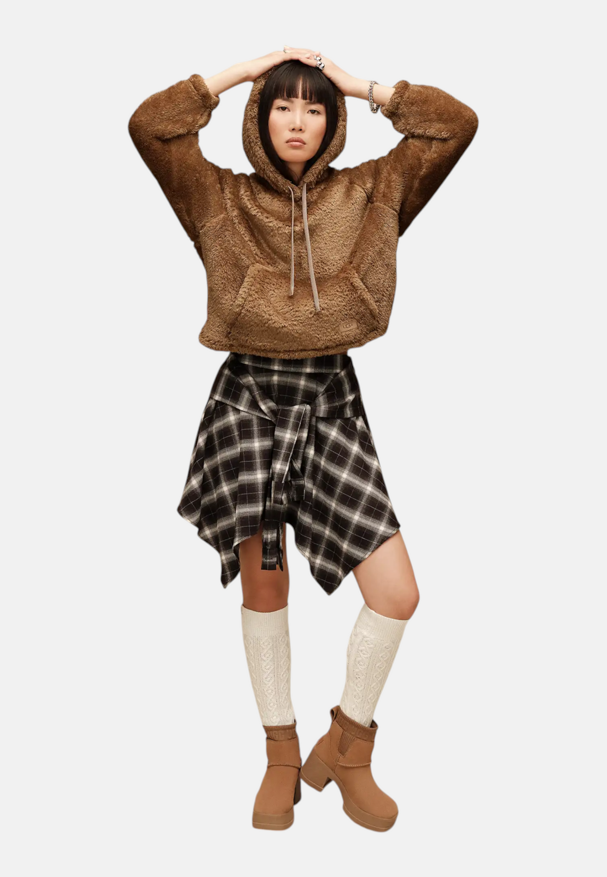 Calze  Donna Ugg  W Rensa Cable Knit Knee High 1180733