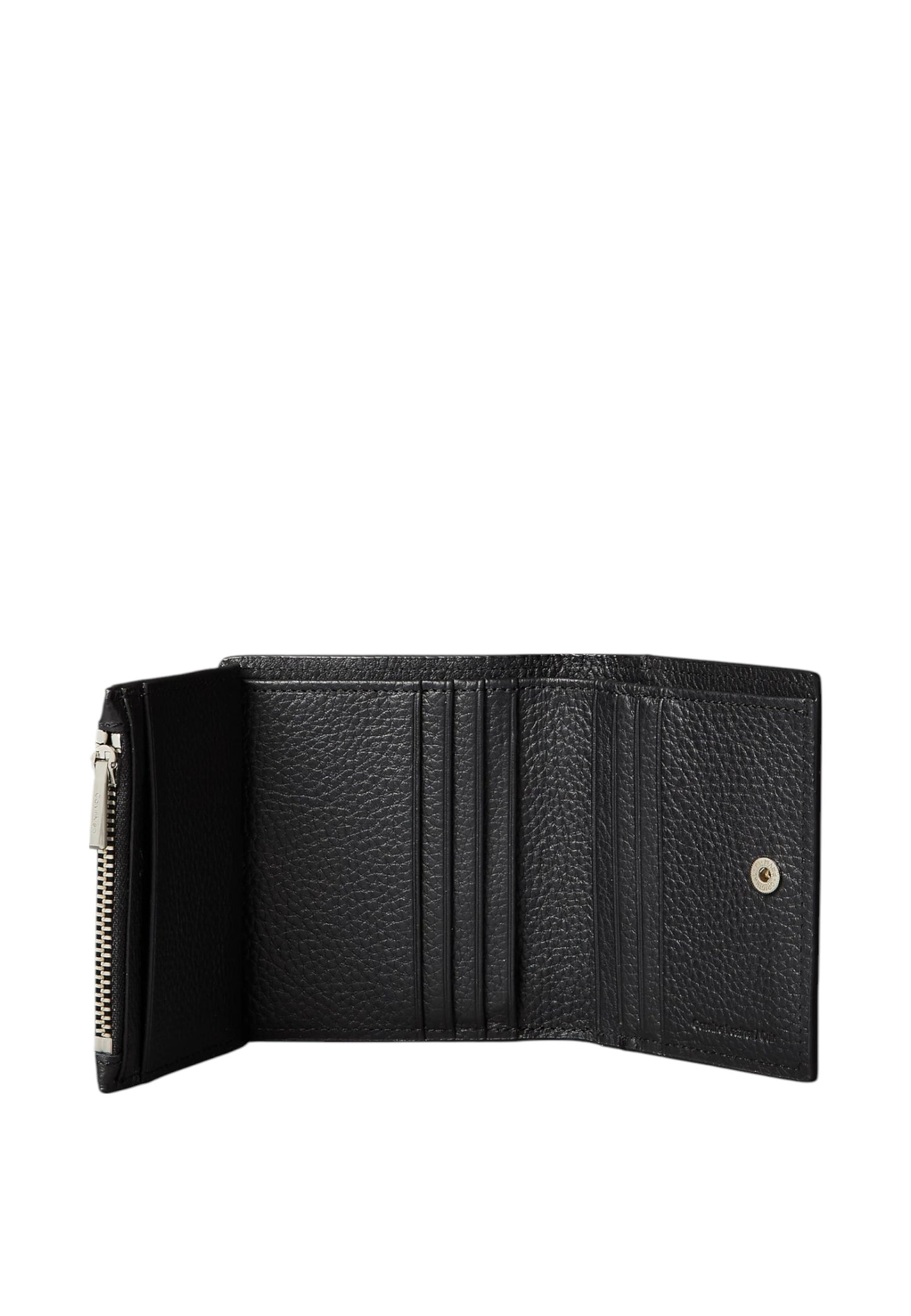 Portafoglio Con Portamonete Uomo Calvin klein Compact Trifold Ck Leather