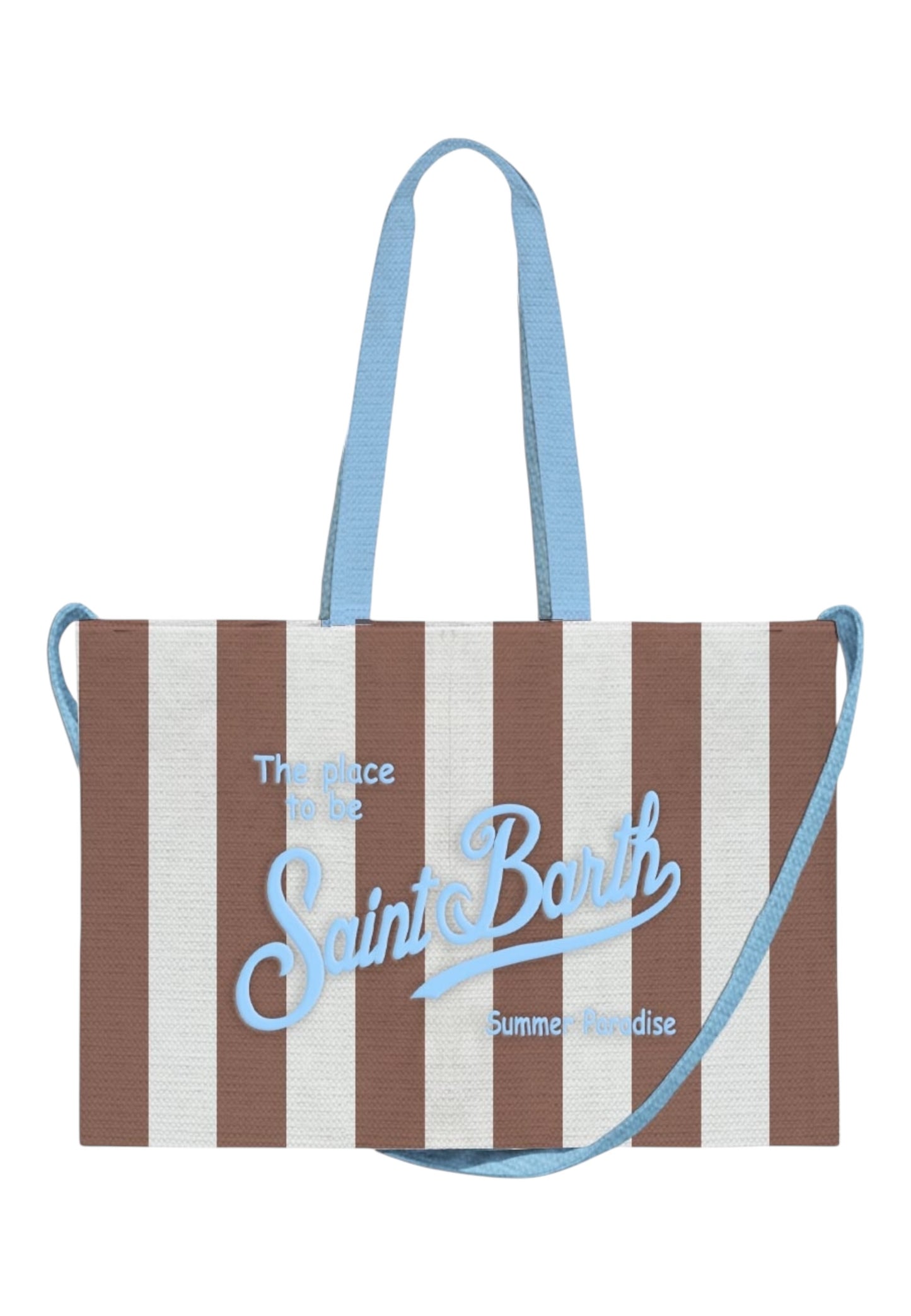 Borsa A Spalla Donna Mc2 Saint Barth Stripes Pop V Essential Bag N Canvas EBAGN007