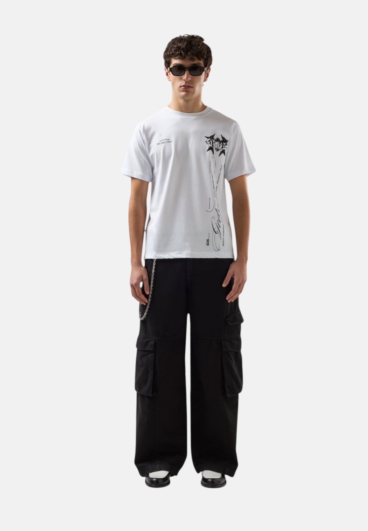 T-Shirt Manica Corta Uomo Gcds   C1MWQC070J079