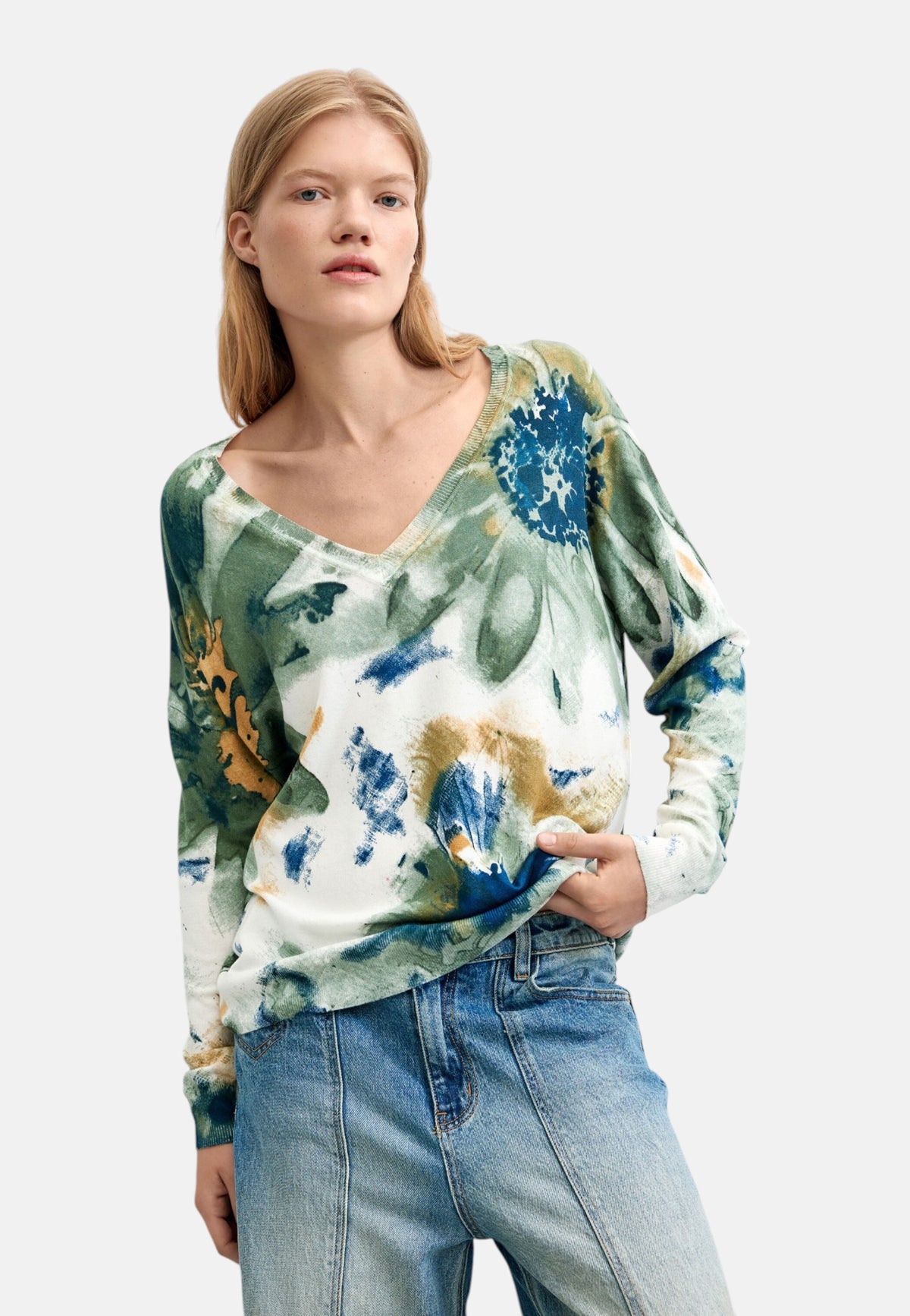 Maglione  Donna Desigual  Jers Coldbotanic 26WWJF38