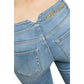 Pantaloni  Donna Gaelle  Flare In Denim Con Ricamo GBDP17188