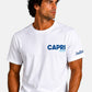 T-Shirt Manica Corta Uomo Mc2 Saint Barth Stampa/Ricamo Fronte E Retro Capri Summer Portland PRL0002