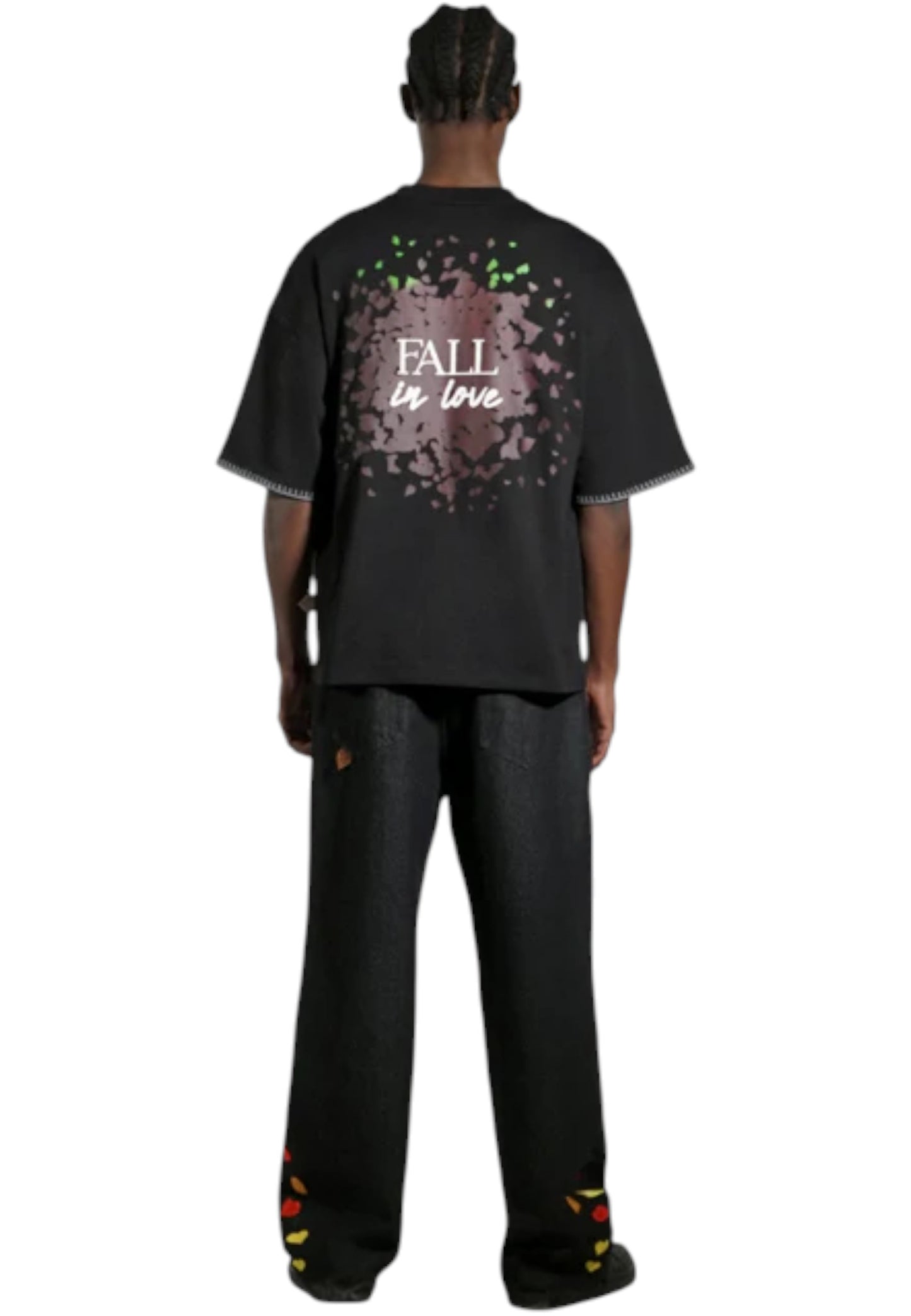 T-Shirt Manica Corta Uomo The Hideout Clothing  Fall In Love THC-FIL