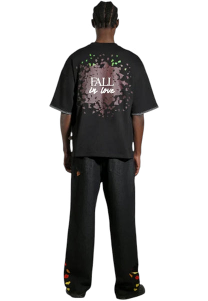 T-Shirt Manica Corta Uomo The Hideout Clothing  Fall In Love THC-FIL
