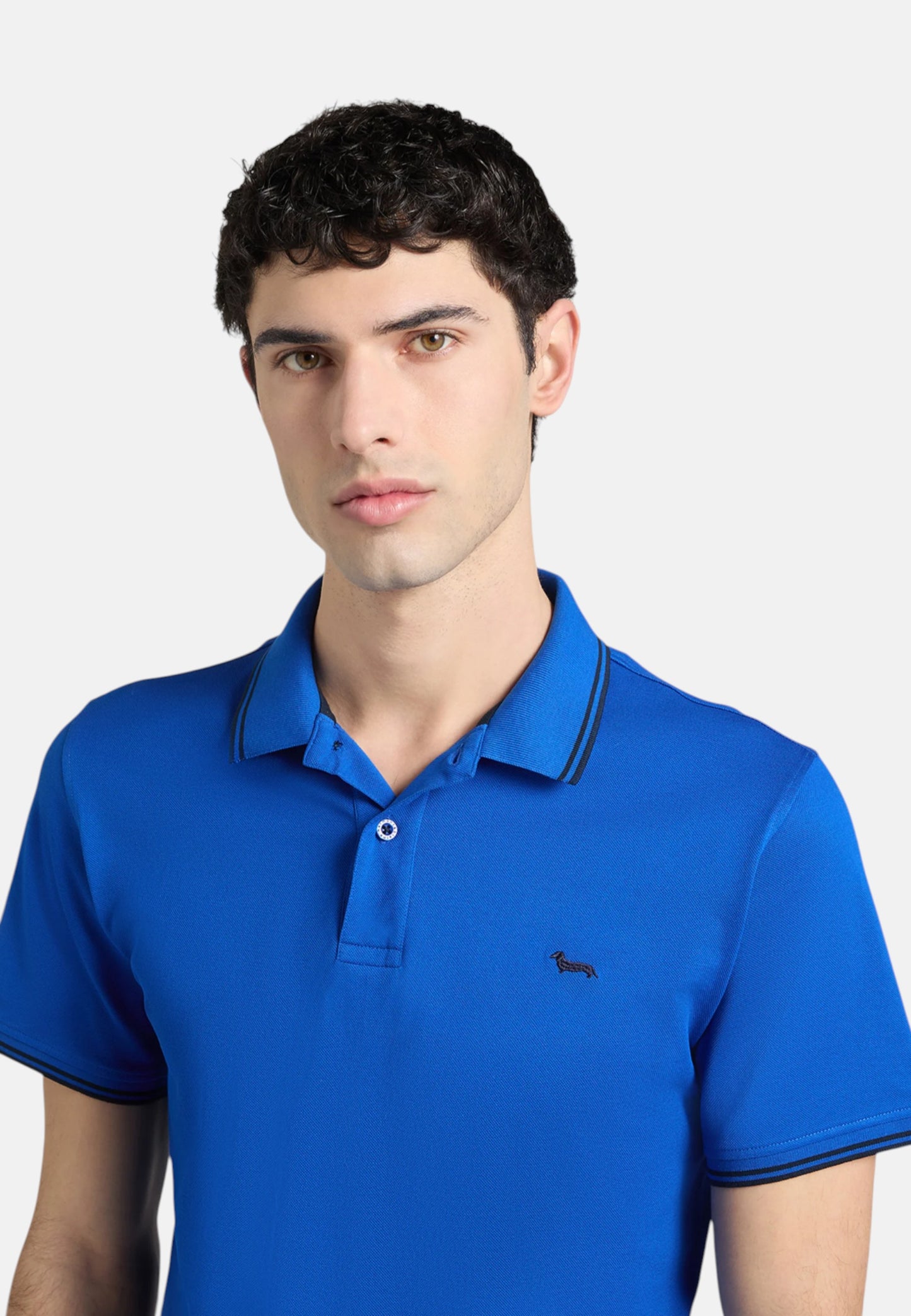 Polo Manica Corta Uomo Harmont & Blaine Con Righini A Contrasto  LNQ010021148