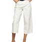 Pantaloni  Donna Kocca Crop Larghi A Vita Alta Kleo P24PPC1833ABUN2322