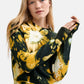 Maglione A Girocollo Donna Desigual Motivo floreale, Fit regular, Maglia fine, Poliammide riciclata Darkbotanic 26WWJF40