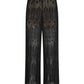 Pantaloni Wide Leg Donna Liu Jo In Maglia Traforata Eco Line WA6334MS007