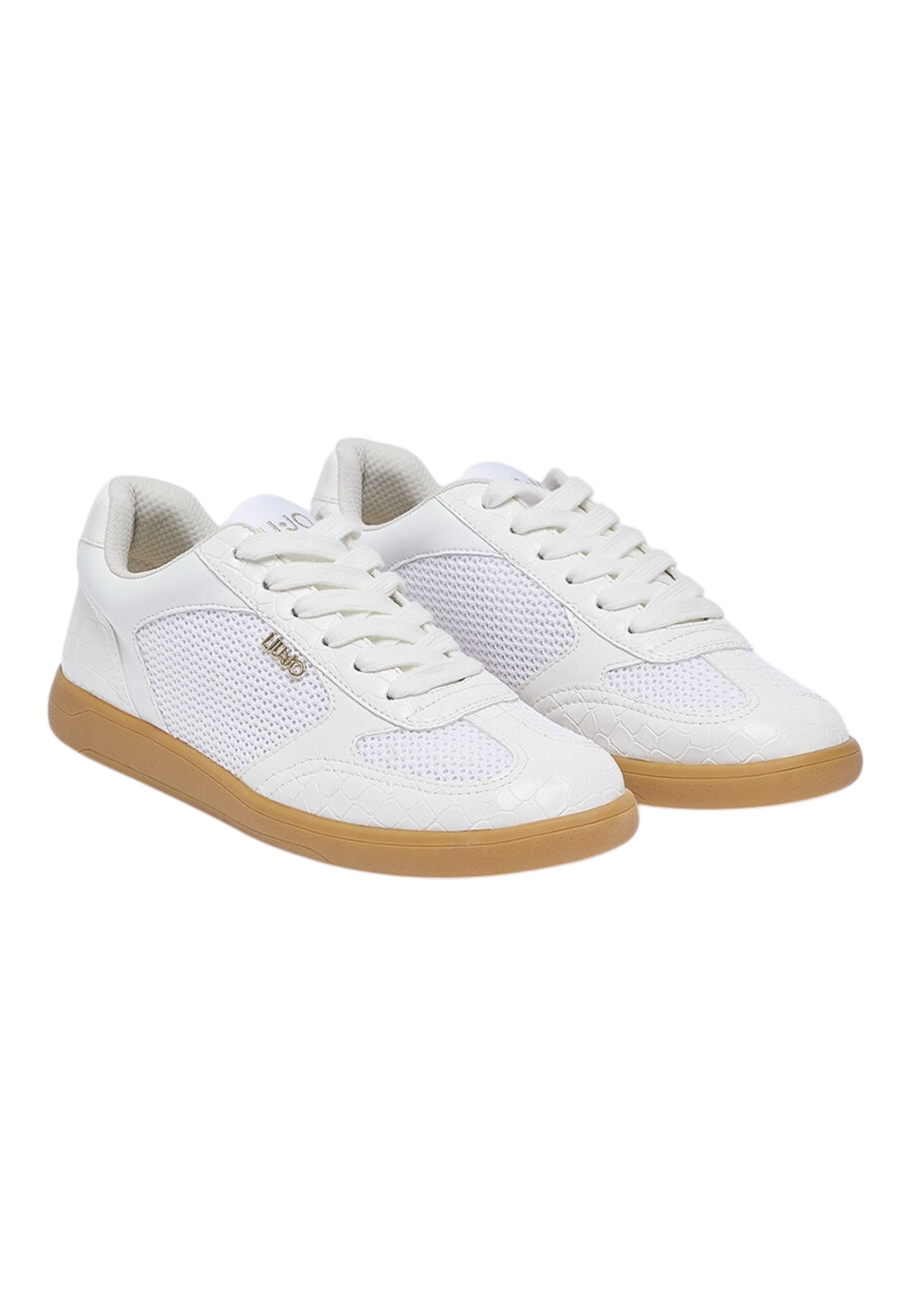 Sneakers Basse Donna Liu Jo In Stampa Cocco/Mesh Connor 01 BA6051EX335