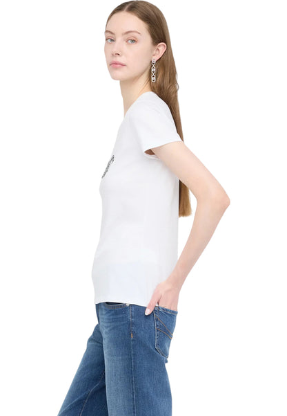 T-Shirt Manica Corta Donna Liu Jo  Liujo Diagon.Cry UF5266JS904