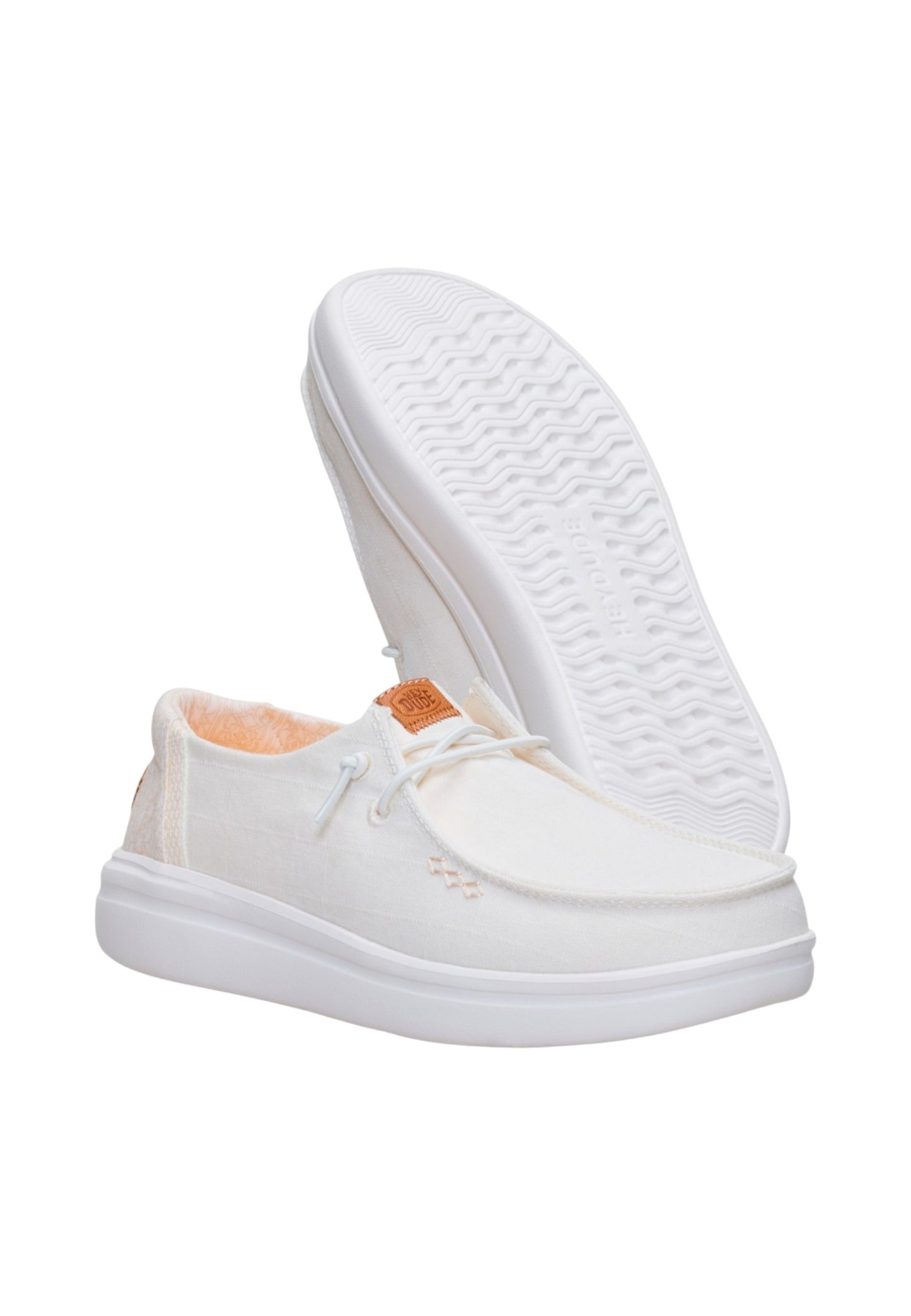 Sneakers Basse Donna Hey Dude  Wendy Rise Chambray Grid HD.45274