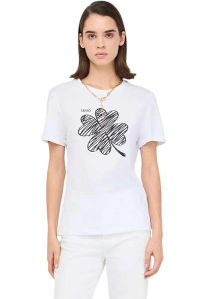 T-Shirt Manica Corta Donna Liu Jo  Lucky Liujo MF5410JS923