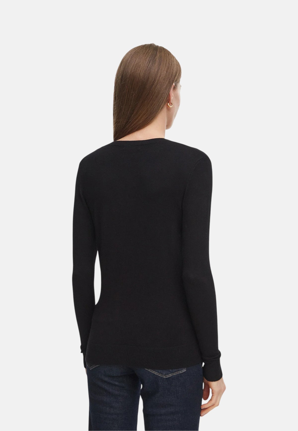 Maglione Scollo A V Donna Guess Logo Hannah W6BR55Z1456