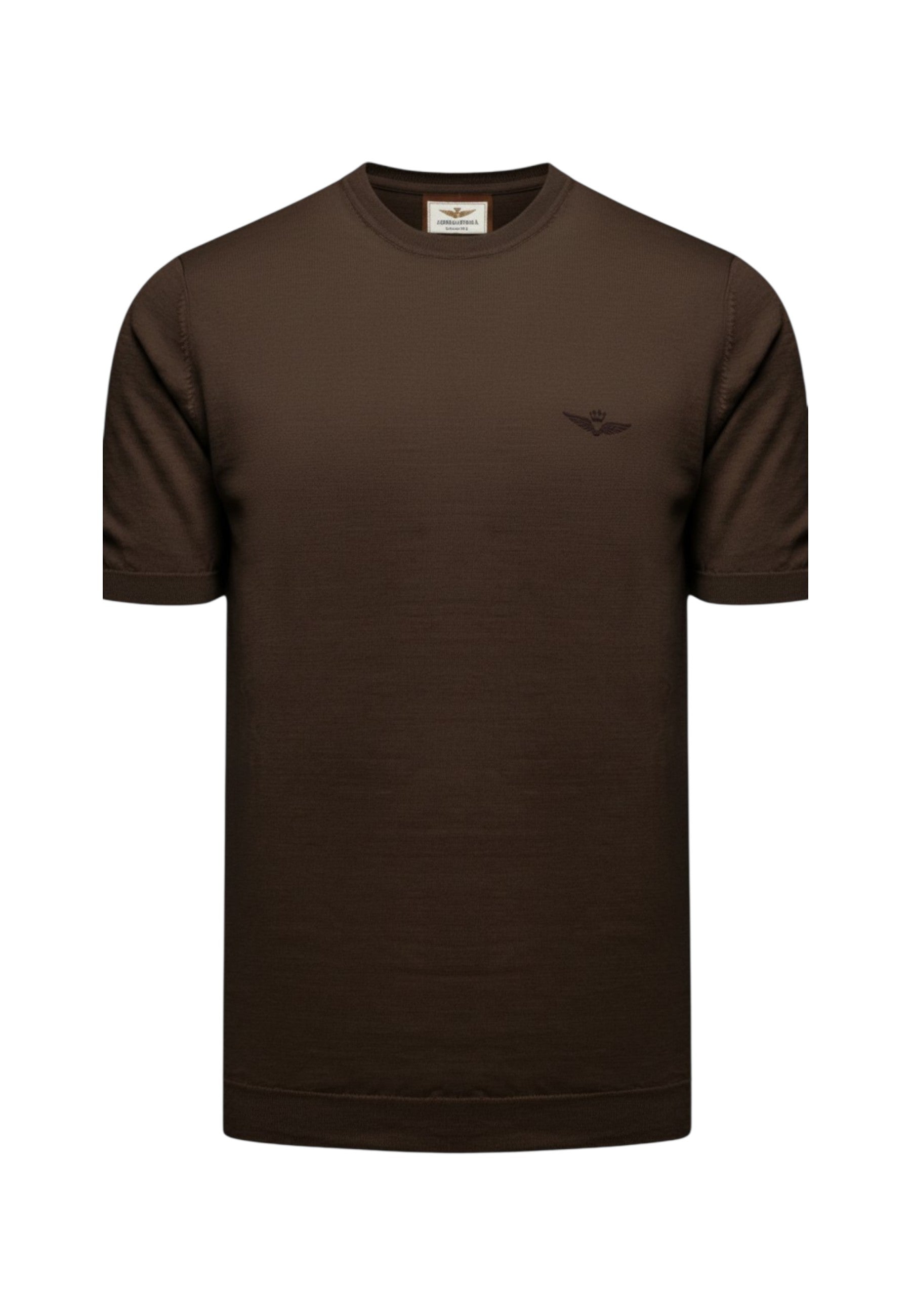 Maglia A Girocollo Uomo Aeronautica Militare Manica Corta In Lino  261MA1624UL00935