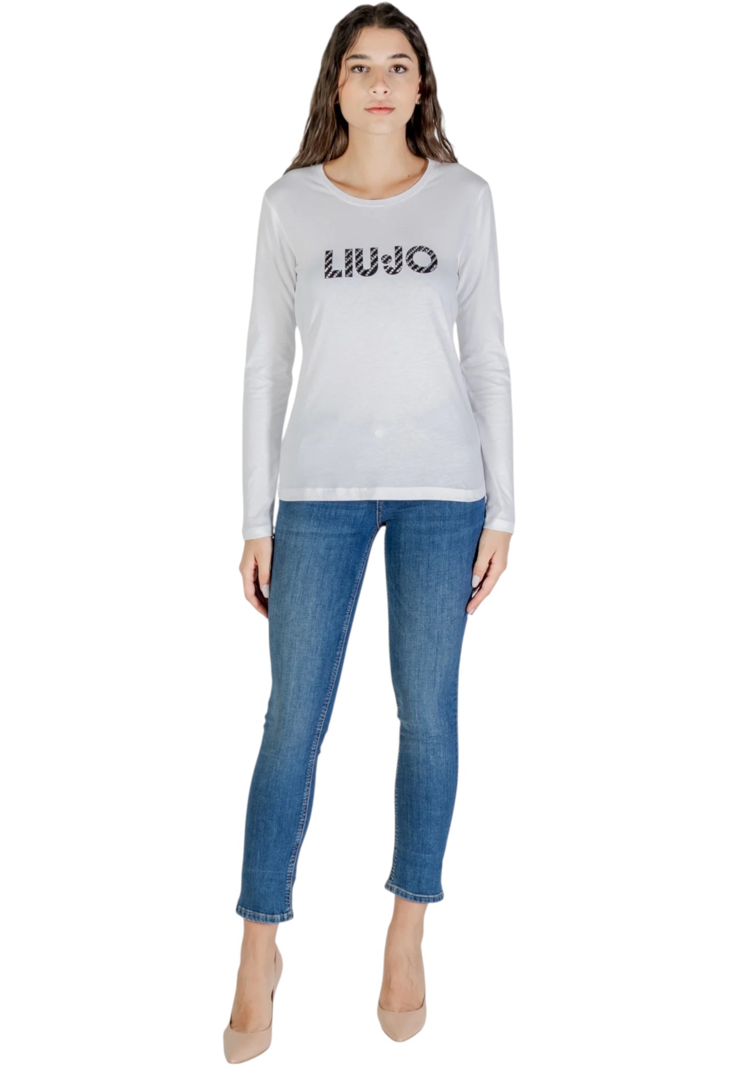 T-Shirt Manica lunga Donna Liu Jo  Liujo Diagon.Cry UF5283JS923
