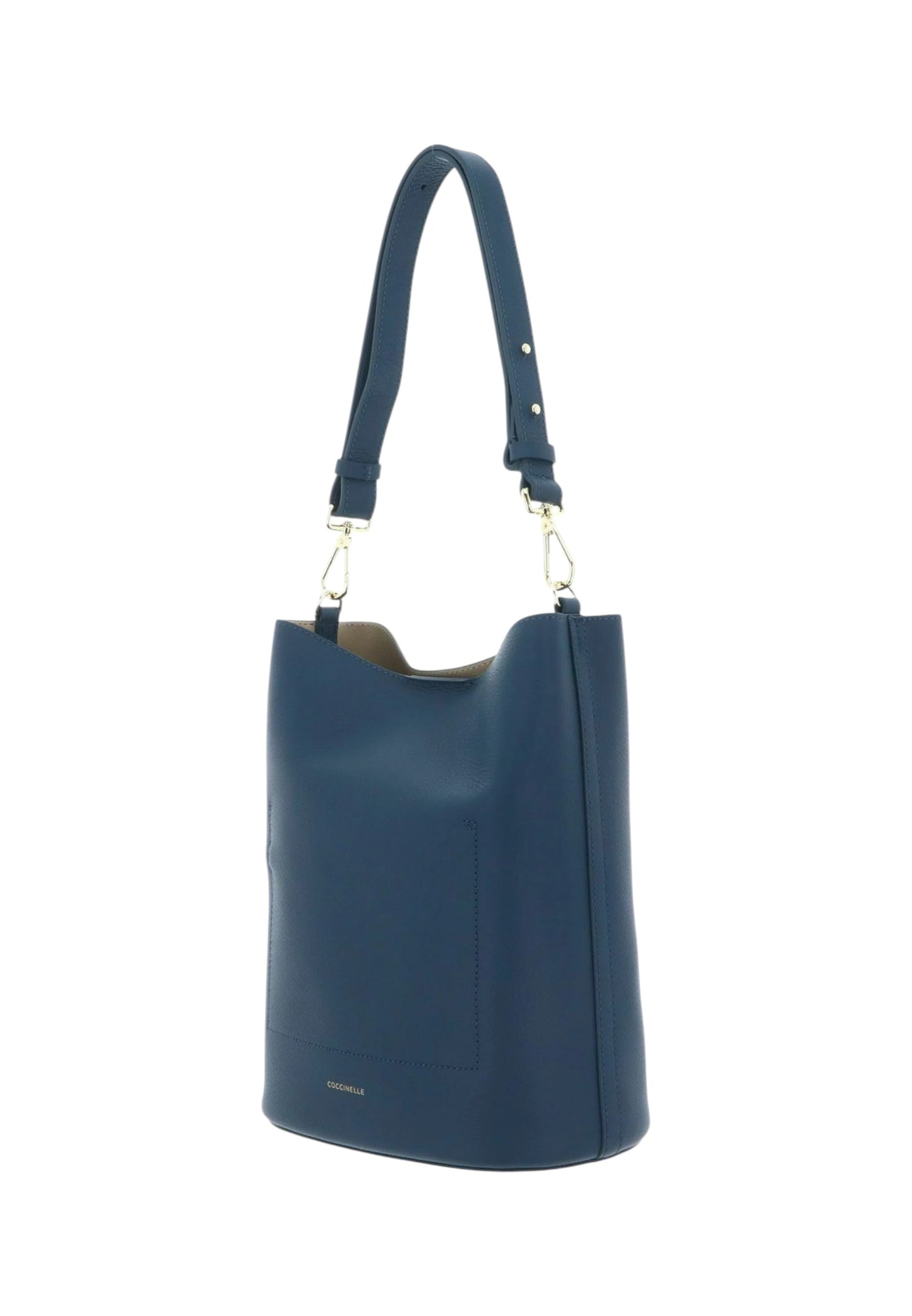 Borsa A Spalla Donna Coccinelle Secchiello In Pelle Martellata Doppia Coccinelle Nikla Medium E1TOA230101
