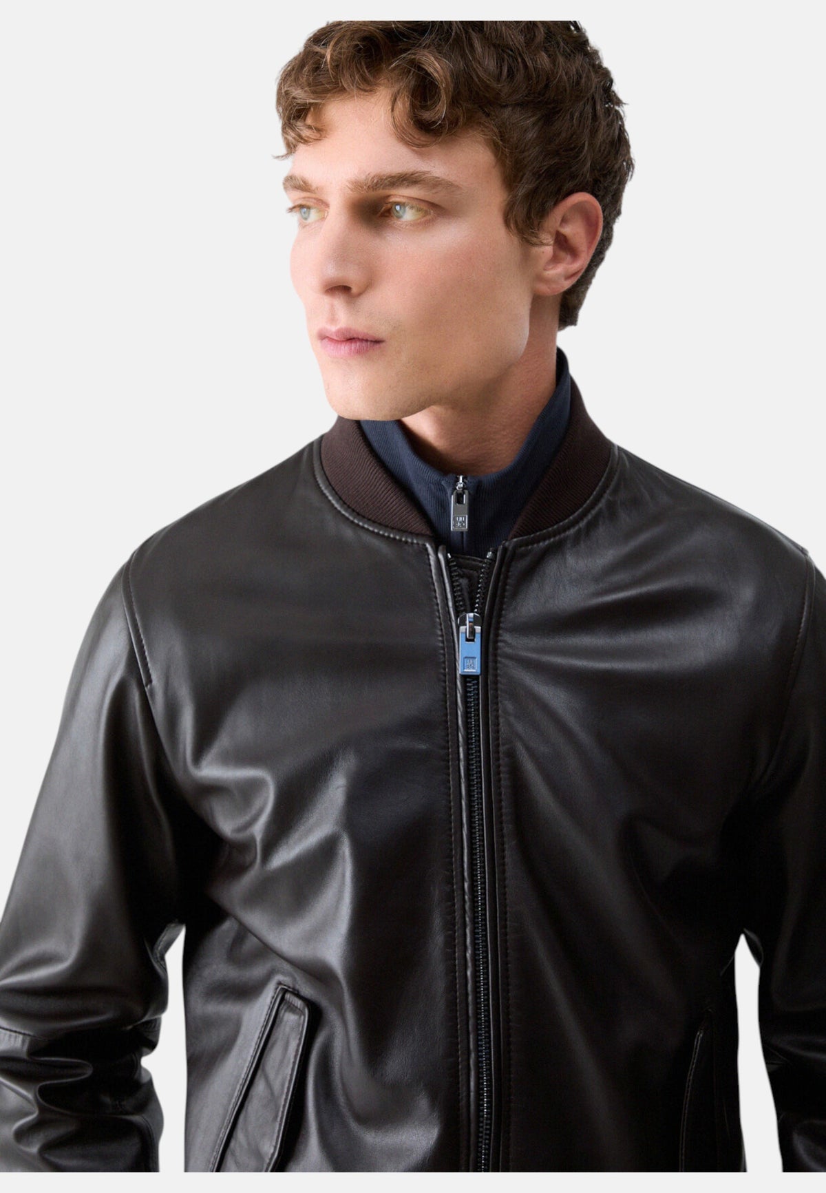 Giacca In Pelle Uomo Liu Jo Bomber  QF6228P0407