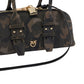 Borsa A Mano Donna Pinko Pelle scamosciata stampata, forma a bauletto orizzontale, doppi manici, misure 28 x 8 x 24 cm Escape Bag Horizontal Suede Print 105334A3LR