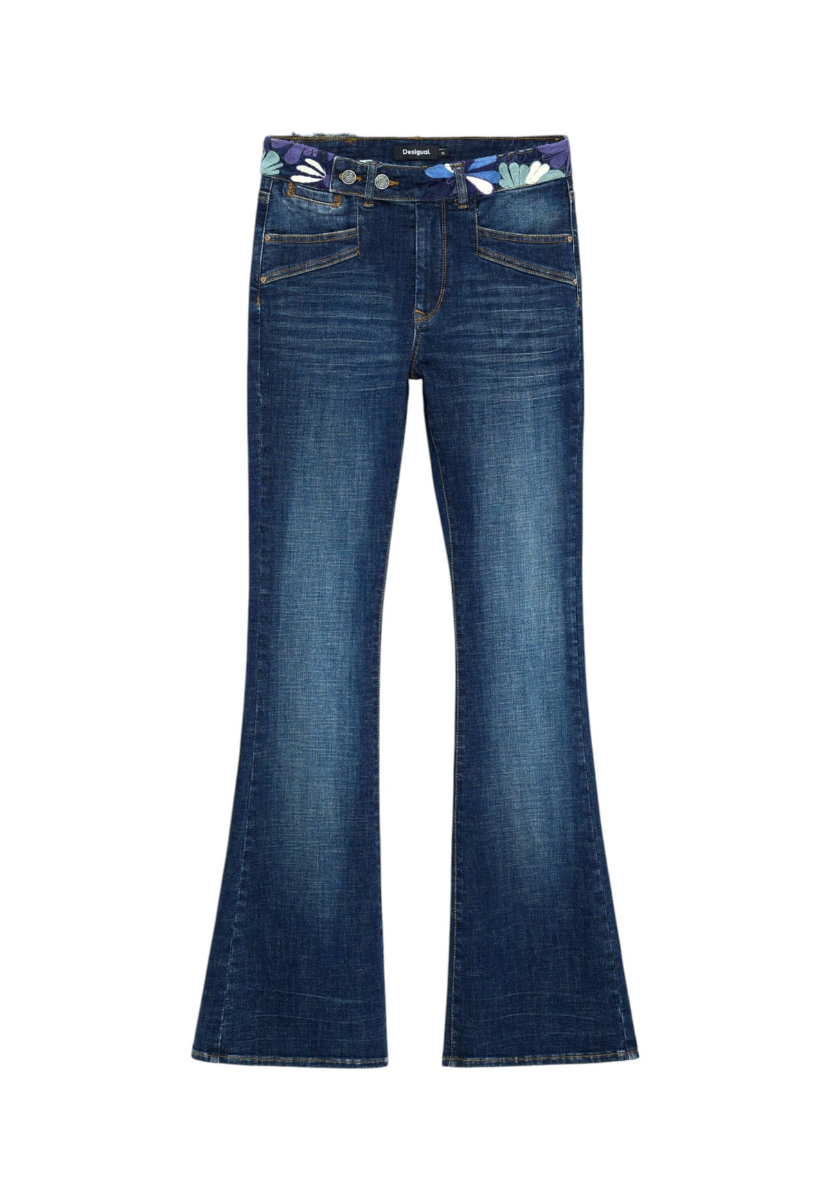 Jeans  Donna Desigual  Denim Hipbelt 26WWDD21