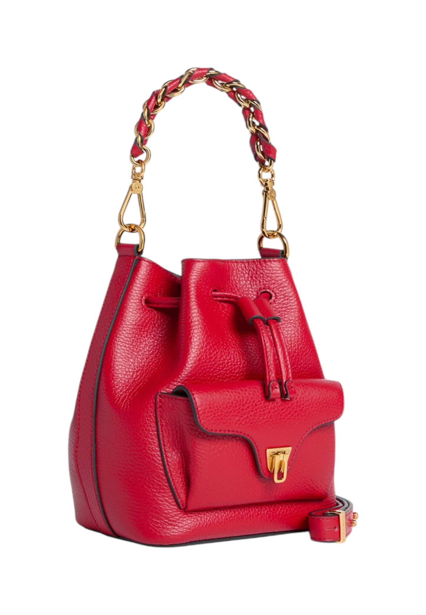 Borsa A Spalla Donna Coccinelle Secchiello In Pelle Martellata Coccinelle Beat Generation Small E1TFK230301