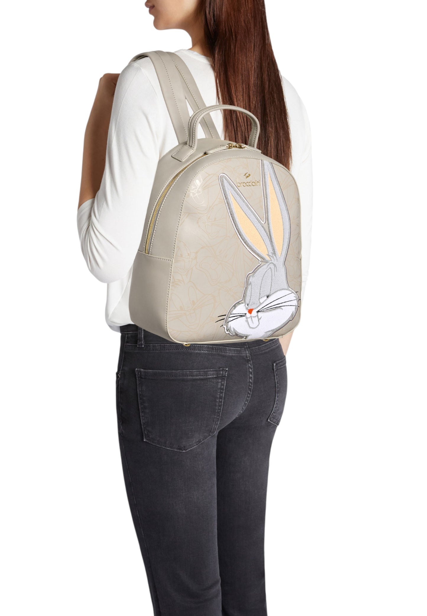 Zaino  Donna Braccialini Patch Bugs Bunny Beth Lt LT232YY