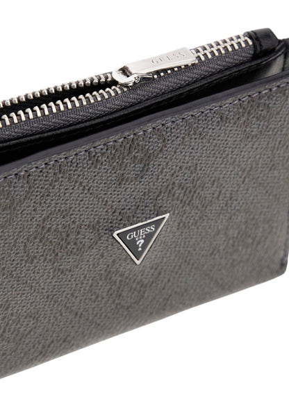 Portacarte  Uomo Guess Bifold Top Zip Milano SMMALOLEA03