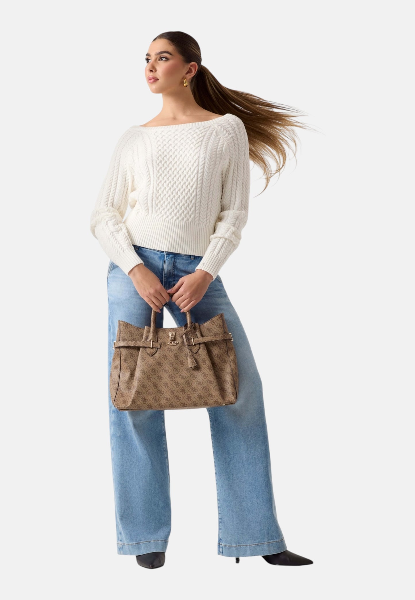 Borsa A Mano Donna Guess Girlfriend Satchel Yesba HWSG7833070