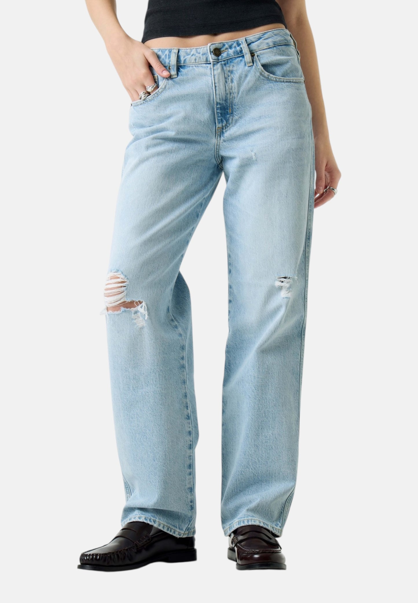 Jeans Straight Leg Donna Guess Marble Vintage Gj Boyfriend W6RA0ID5M5D