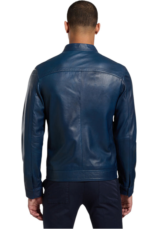 Giacca In Pelle Uomo Bikkembergs Biker