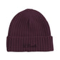 Berretto  Uomo Mc2 Saint Barth Lavorazione A Coste, Risvolto, Logo Ricamato Wengen Wool WENG027